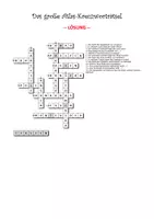 Vorschau - Arbeitsblätter - "Das große Atlas-Kreuzworträtsel" -- Den sicheren Umgang mit dem Atlas spielerisch erlernen / vertiefen - Seite 1