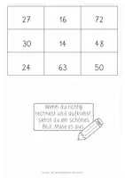 Vorschau - Mal- und Bastelvorlagen - Mathepuzzle Multiplikation - Ostern - ab Klasse 2 - FREEBIE - Seite 2