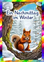 Vorschau - Unterrichtsreihen - Abschreibübung in Grundschrift "Ein Nachmittag im Winter" (Tiere im Winter) - Seite 1