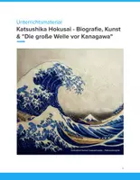 Vorschau - Unterrichtsreihen - Katsushika Hokusai – Biografie & „Die große Welle vor Kanagawa“ Sek I - Deckblatt
