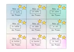 Vorschau - Spiele - Zeitensterne: Lernspiel zum Präsens, Präteritum, Perfekt - Seite 3