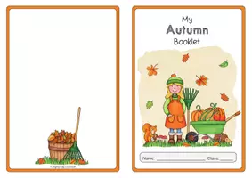 Voorbeeld - My Autumn Booklet – Engels werkbladen herfst - Pagina 1