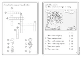 Voorbeeld - My Autumn Booklet – Engels werkbladen herfst - Pagina 3