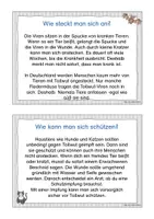 Vorschau - Arbeitsblätter - Belehrung Tollwut 1.+2. Klasse mit Arbeitsblatt - Seite 2