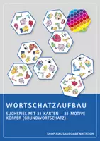 Vorschau - Spiele - Wortschatzaufbau (DaZ) – Körper – Finde den Zwilling - Deckblatt