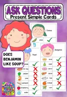 Vorschau - Stationenlernen - Asking Questions Cards - Deckblatt
