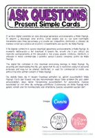 Vorschau - Stationenlernen - Asking Questions Cards - Seite 1