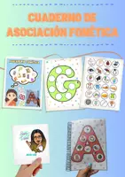 Vista previa - Juegos / Gamificación - Cuaderno de asociación fonética - abecedario - Portada