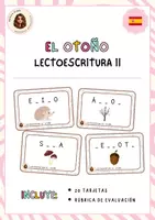 Vista previa - Hojas de trabajo - El otoño II - LECTOESCRITURA - Portada