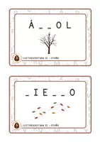 Vista previa - Hojas de trabajo - El otoño II - LECTOESCRITURA - página 3