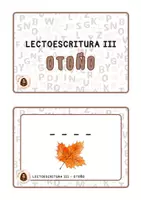 Vista previa - Hojas de trabajo - El otoño III - LECTOESCRITURA - página 1