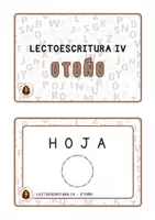 Vista previa - Hojas de trabajo - El otoño IV - LECTOESCRITURA - página 1