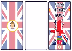 Vista previa - Refuerzo / NEE / Materiales de apoyo - English verb tenses keychain - página 1