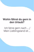 Vorschau - Stationenlernen - 50 Fragekarten – Urlaub & Reisen (DaF/DaZ A1–B1) - Seite 1