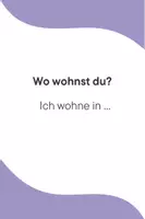 Vorschau - Stationenlernen - 50 Fragekarten – Wohnen & Umzug (DaF/DaZ A1–B1) - Seite 1