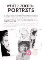 Vorschau - Arbeitsblätter - Porträts zum Weiterzeichnen, Grafik - Deckblatt