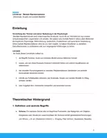 Vorschau - Unterrichtsreihen - Allgemeine Psychologie II – Unterrichts- und Lernmaterial (Sek II) - Seite 1