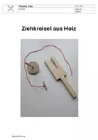 Vorschau - Arbeitsblätter - Holzkreisel - Gesamtdokument - Deckblatt
