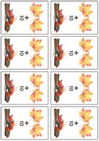 Aperçu - Jeux - Automne : Additions et Soustractions jusqu’à 10 - Cartes. - Page 3