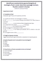 anteprima - Esercizi - Esploriamo i paesaggi d´Europa - Pagina 1