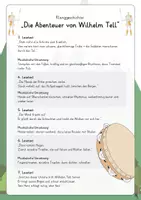 Vorschau - Arbeitsblätter - Klanggeschichte zum Mitmachen - Wilhelm Tell - Seite 3