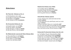 Vorschau - Arbeitsblätter - Merkblätter zur Gedichtanalyse (Stilmittel und Reimschemen) - Seite 3