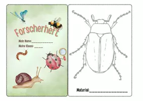 Vorschau - Unterrichtsreihen - Frottage im Kunstunterricht – Drucken mit Naturmaterial - Seite 1