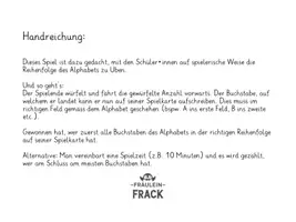 Vorschau - Spiele - Brettspiel Alphabet - Spiel für den Deutschunterricht - Seite 1