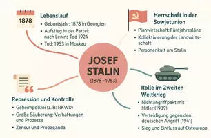 Vorschau - Arbeitsblätter - Arbeitsblatt "Josef Stalin" + Onlineübung & MP3 + Mindmap + Infografik - Seite 2