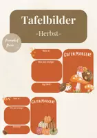 Vorschau - Präsentationen/Tafelbilder - Tafelbild: Herbst - Deckblatt
