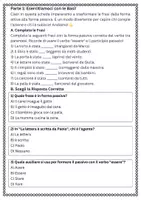 anteprima - Esercizi - Esercizi sulla conversione da forma attiva a passiva - Pagina 1