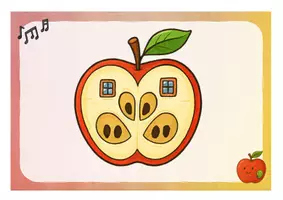 Vorschau - Arbeitsblätter - Liedblatt, Stimmbildung, Tafelkarten un AB zu "In meinem kleinen Apfel" - Seite 2