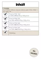 Vorschau - Arbeitsblätter - At home Rooms (Räume, Zimmer) Himmel und Hölle Spiel - Englisch - Seite 1