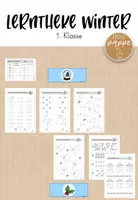 Vorschau - Arbeitsblätter - Lerntheke Mathematik / Winter / Kl. 1 - Deckblatt