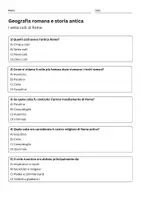 anteprima - Quiz - Quiz: Geografia romana e storia antica - Pagina 1