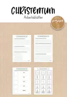 Vorschau - Arbeitsblätter - Arbeitsblätter Christentum / Weltreligionen - Deckblatt