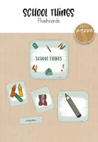 Vorschau - Präsentationen/Tafelbilder - School things / Wort- & Bildkarten / Englisch - Deckblatt
