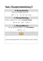 Vorschau - Arbeitsblätter - Materialpaket Lern-/Übungswörtertraining und Übungswörter - Seite 1