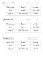 Vorschau - Arbeitsblätter - Materialpaket Lern-/Übungswörtertraining und Übungswörter - Seite 3