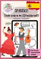 Vorschau - Stundenentwürfe - ✨NEU ✨Materialpaket Spanisch |Español 1.Lehrjahr SEK 1 🇪🇸 - Seite 1