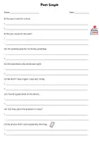 Vorschau - Arbeitsblätter - Past Simple Grammar Training - Seite 2