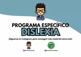 Vista previa - Para docentes: organización, planificación y formación - PROGRAMA ESPECÍFICO DISLEXIA - Portada