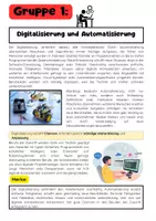 Vorschau - Arbeitsblätter - Berufe der Zukunft Gruppenarbeit: Digitalisierung, Kreative Berufe, Handwerk, Arbeitsmodelle - Seite 1