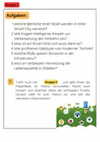 Vorschau - Arbeitsblätter - Smart Cities Gruppenarbeit: Digitalisierung, Infrastruktur, Sicherheit - Seite 2