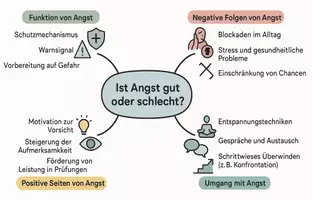 Vorschau - Arbeitsblätter - Lernposter + Arbeitsblätter "Ist Angst gut oder schlecht?" + Lösung & MP3 + Mindmap + Infografik - Seite 3