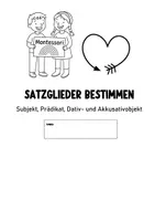 Vorschau - Arbeitsblätter - Satzglieder bestimmen. Subjekt, Prädikat, Akkusativ- und Dativobjekt. - Seite 2