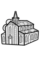 Vorschau - Mal- und Bastelvorlagen - Mandalas Thema Kirchen - Grundschule - Bastelvorlagen - Seite 3