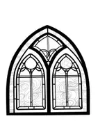 Vorschau - Mal- und Bastelvorlagen - Mandalas Thema Kirchenfenster - Grundschule - Bastelvorlagen - Seite 2