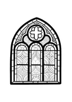 Vorschau - Mal- und Bastelvorlagen - Mandalas Thema Kirchenfenster - Grundschule - Bastelvorlagen - Seite 3