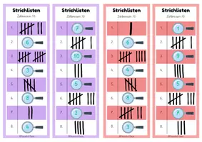 Vorschau - Spiele - Partnerarbeit: Strichlisten ZR 10 (Klasse 1) - Seite 3
